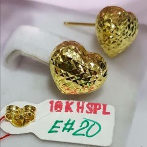 18k and 21k Solid Yellow Gold Earrings